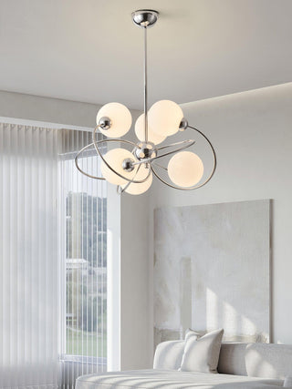 Maru Sculptural Metal Chandelier
