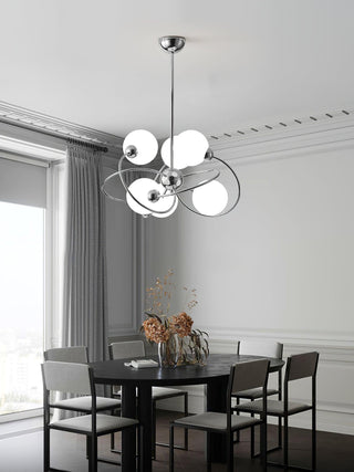 Maru Sculptural Metal Chandelier