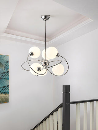 Maru Sculptural Metal Chandelier