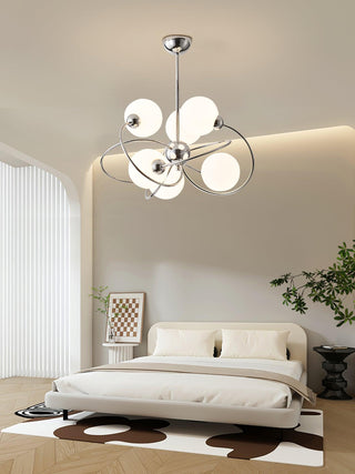Maru Sculptural Metal Chandelier