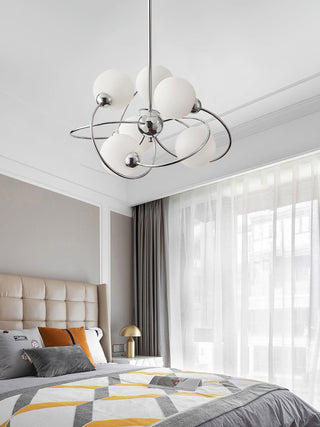 Maru Sculptural Metal Chandelier