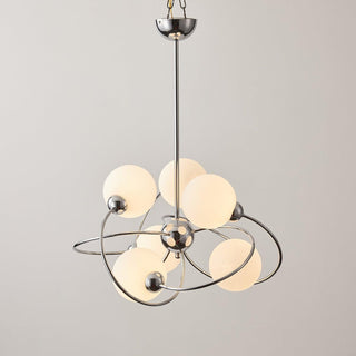 Maru Sculptural Metal Chandelier