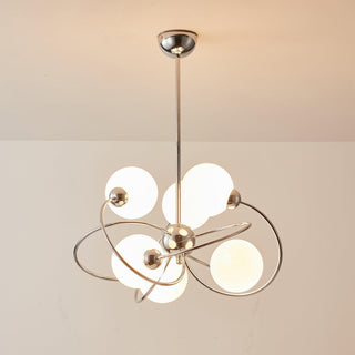 Maru Sculptural Metal Chandelier