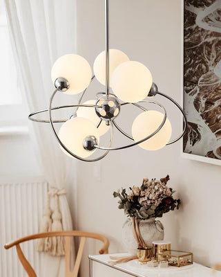 Maru Sculptural Metal Chandelier