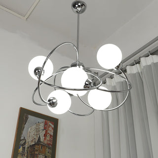 Maru Sculptural Metal Chandelier