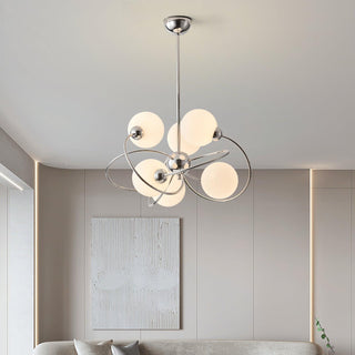 Maru Sculptural Metal Chandelier