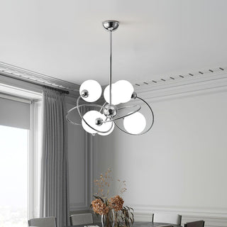 Maru Sculptural Metal Chandelier