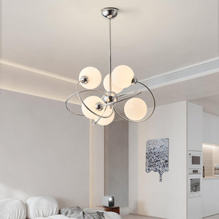 Maru Sculptural Metal Chandelier