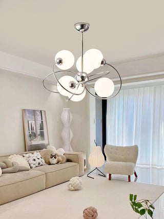 Maru Sculptural Metal Chandelier