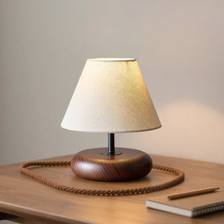 Eliot Rounded Wood Table Lamp