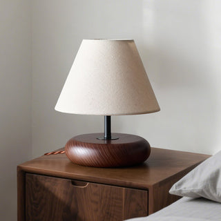 Eliot Rounded Wood Table Lamp