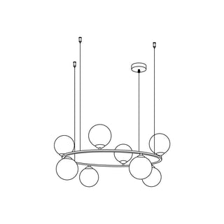 Maytoni Ring Minimalist Iron Chandelier