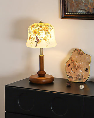 Tyren Vintage Glass Table Lamp