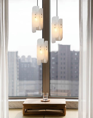 Megalith Minimalist Alabaster Pendant Light