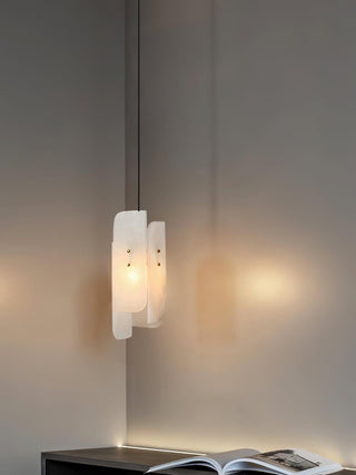 Megalith Minimalist Alabaster Pendant Light