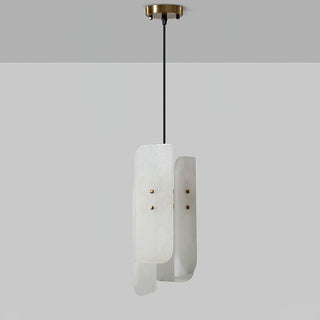 Megalith Minimalist Alabaster Pendant Light