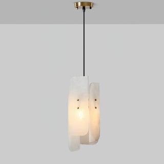Megalith Minimalist Alabaster Pendant Light