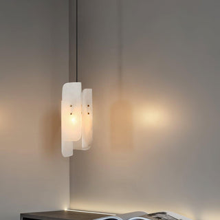 Megalith Minimalist Alabaster Pendant Light