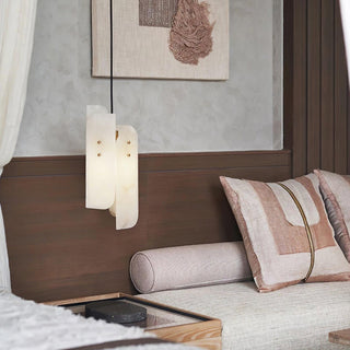 Megalith Minimalist Alabaster Pendant Light