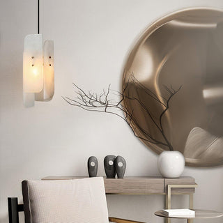 Megalith Minimalist Alabaster Pendant Light