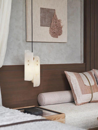 Megalith Minimalist Alabaster Pendant Light