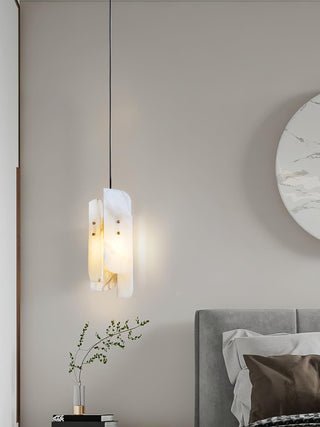 Megalith Minimalist Alabaster Pendant Light