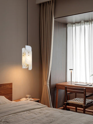 Megalith Minimalist Alabaster Pendant Light