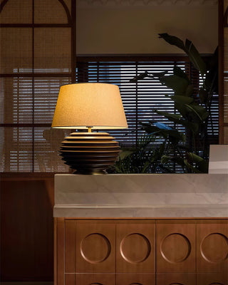 Sfero Modern Wood Table Lamp