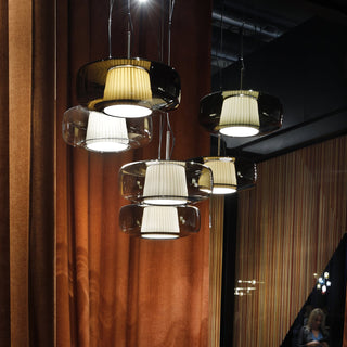 Octavia Hexagonal Glass Pendant Light
