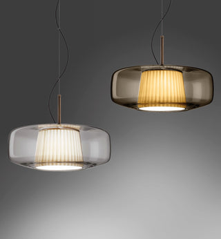 Octavia Hexagonal Glass Pendant Light