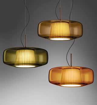 Octavia Hexagonal Glass Pendant Light