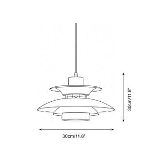Vero Industrial Metal Pendant Lamp