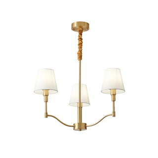 Meridian Century Vintage Brass Chandelier