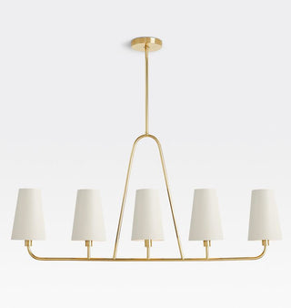 Meridian Black Metal Chandelier