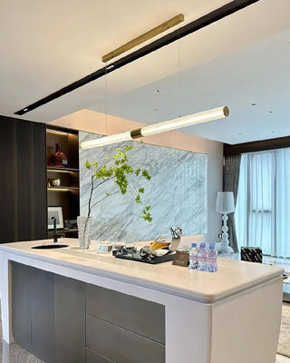 Meridian Minimalist Iron Chandelier