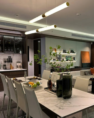 Meridian Minimalist Iron Chandelier