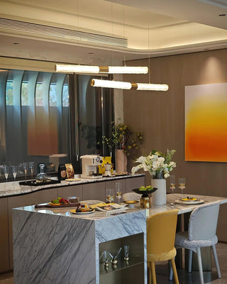 Meridian Minimalist Iron Chandelier