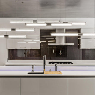 Meridian Minimalist Iron Chandelier