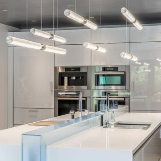 Meridian Minimalist Iron Chandelier