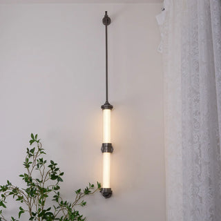 Meridian Minimalist Glass Vertical Wall Sconce