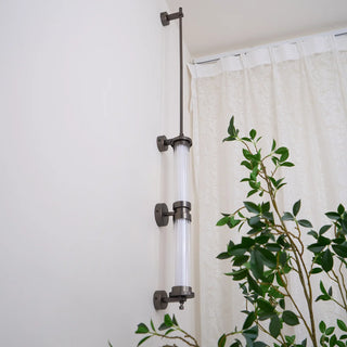 Meridian Minimalist Glass Vertical Wall Sconce