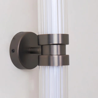 Meridian Minimalist Glass Vertical Wall Sconce