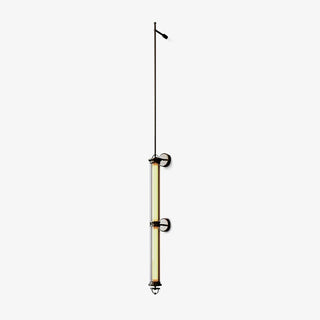Meridian Minimalist Glass Vertical Wall Sconce