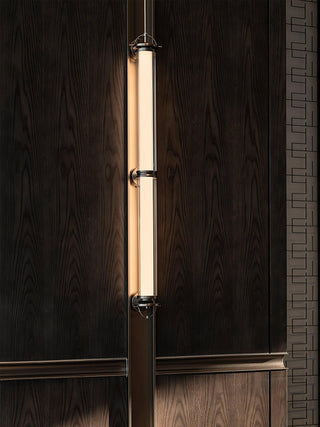 Meridian Minimalist Glass Vertical Wall Sconce