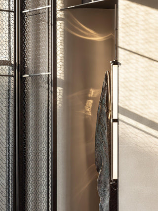 Meridian Minimalist Glass Vertical Wall Sconce