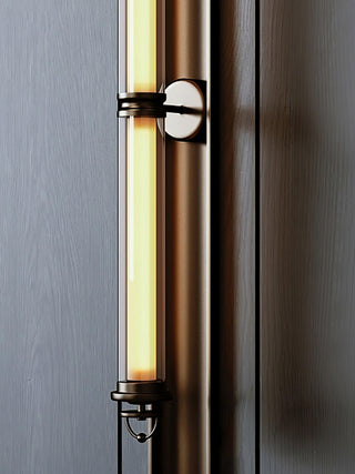 Meridian Minimalist Glass Vertical Wall Sconce
