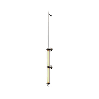 Meridian Minimalist Glass Vertical Wall Sconce
