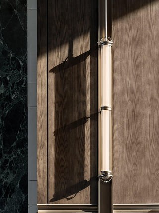 Meridian Minimalist Glass Vertical Wall Sconce