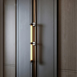 Meridian Minimalist Glass Vertical Wall Sconce