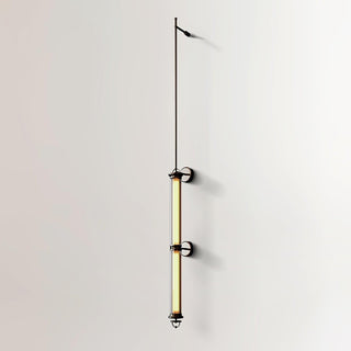 Meridian Minimalist Glass Vertical Wall Sconce